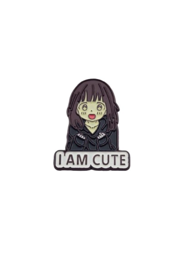 Kipfy I'm Cute Sticker – Cute  with mobile,laptop Backpacks,Accessories Fans Stickers Display for I pad,and Collectors Walls, Doors, Cars, Trucks, Motorcycles Fridge - Image 1